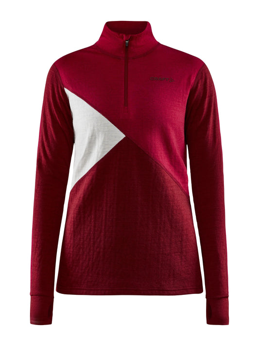 Women's ADV Nordic Wool Baselayer - RHUBARB-MACHINE Craft Sportswear NA