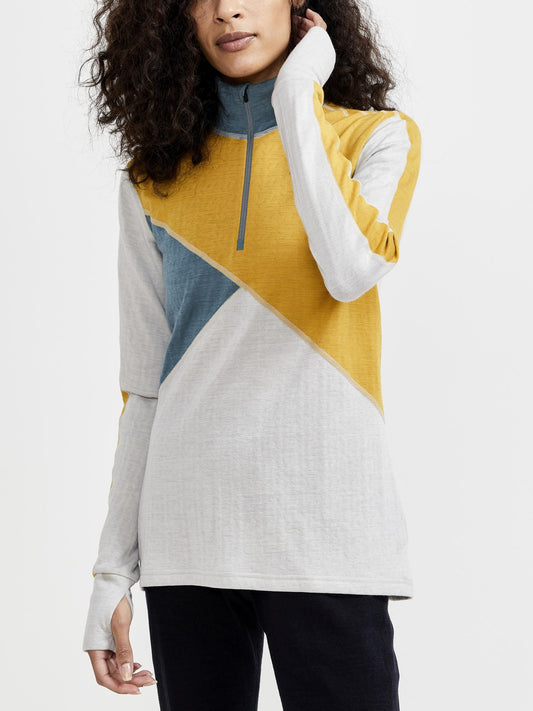 Women's ADV Nordic Wool Baselayer - ASH-TAWNY Craft Sportswear NA