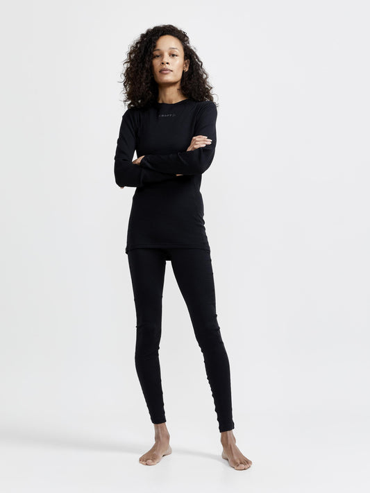 WOMEN'S PRO WOOL EXTREME X BASELAYER - Black Craft Sportswear NA