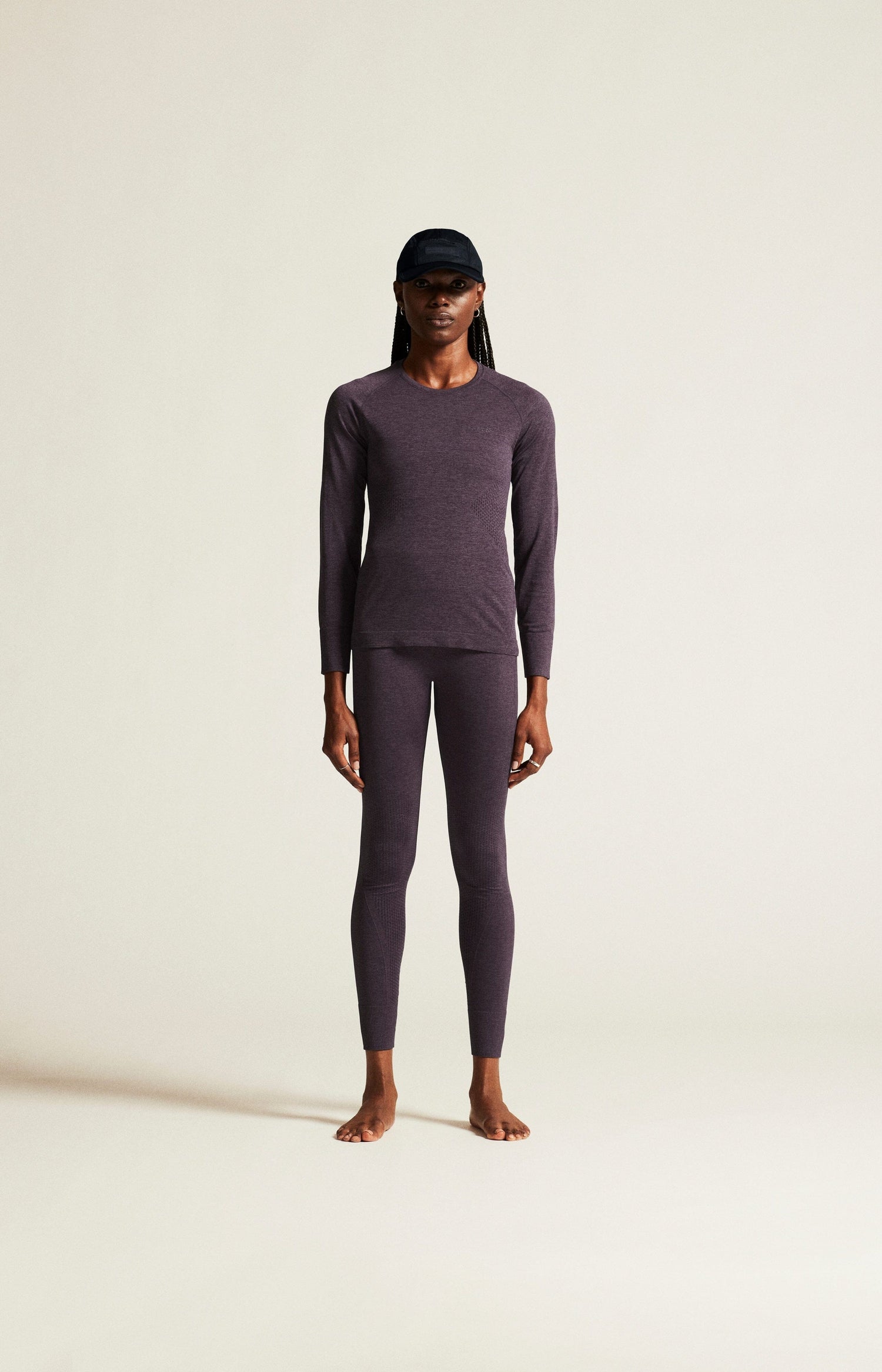 WOMEN'S CORE DRY ACTIVE COMFORT BASELAYER - DK PLUM Craft Sportswear NA