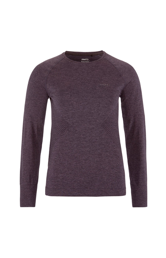 WOMEN'S CORE DRY ACTIVE COMFORT BASELAYER - DK PLUM Craft Sportswear NA
