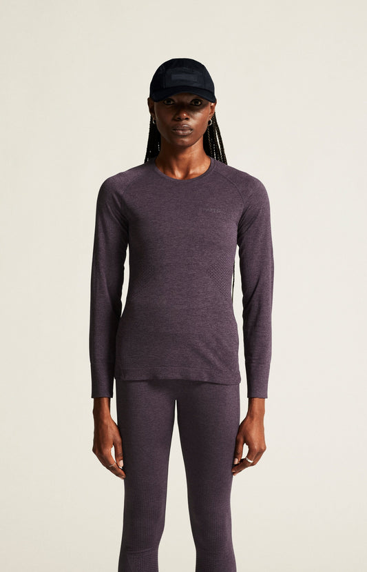 WOMEN'S CORE DRY ACTIVE COMFORT BASELAYER - DK PLUM Craft Sportswear NA