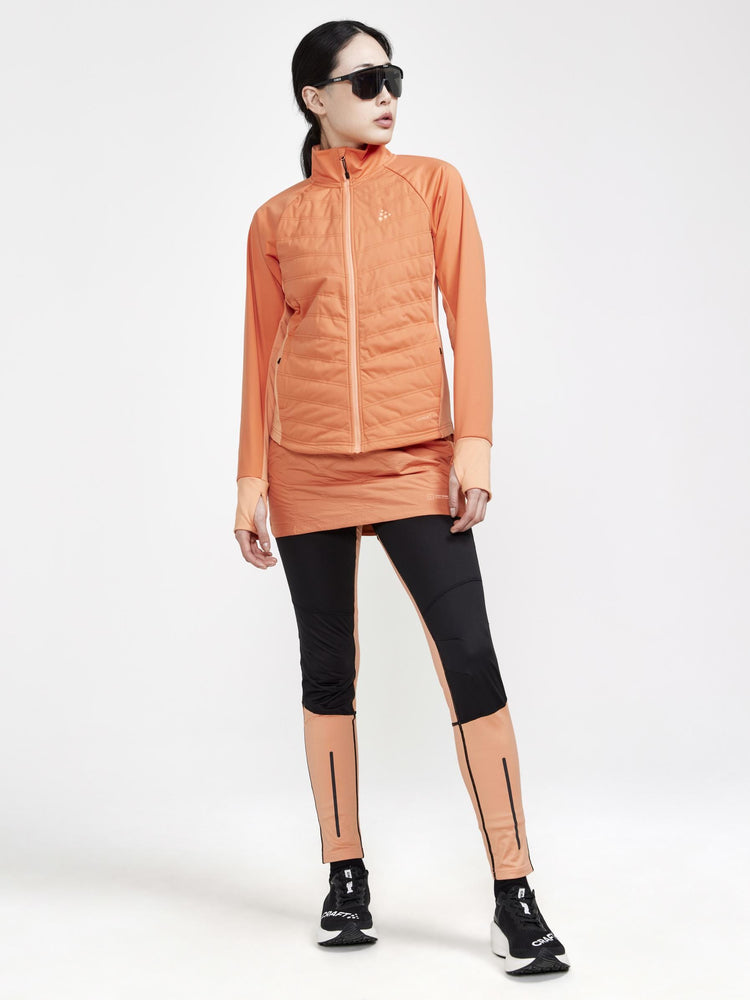 WOMEN'S ADV SUBZ RUNNING SKIRT 2 - RUSTY GLOW-GLOW Craft Sportswear NA