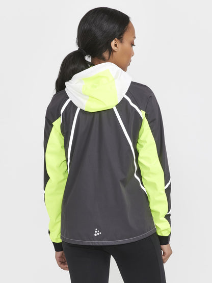WOMEN'S PRO HYDRO LUMEN RUNNING JACKET 2 - ASH WHITE-SLATE Craft Sportswear NA