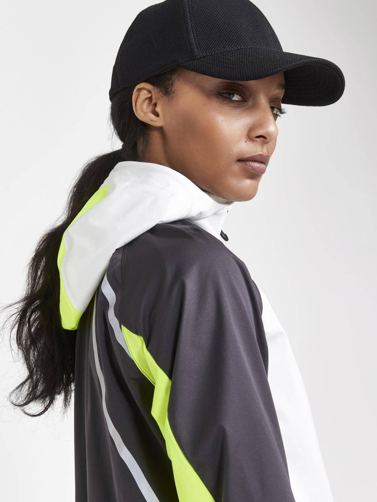 WOMEN'S PRO HYDRO LUMEN RUNNING JACKET 2 - ASH WHITE-SLATE Craft Sportswear NA