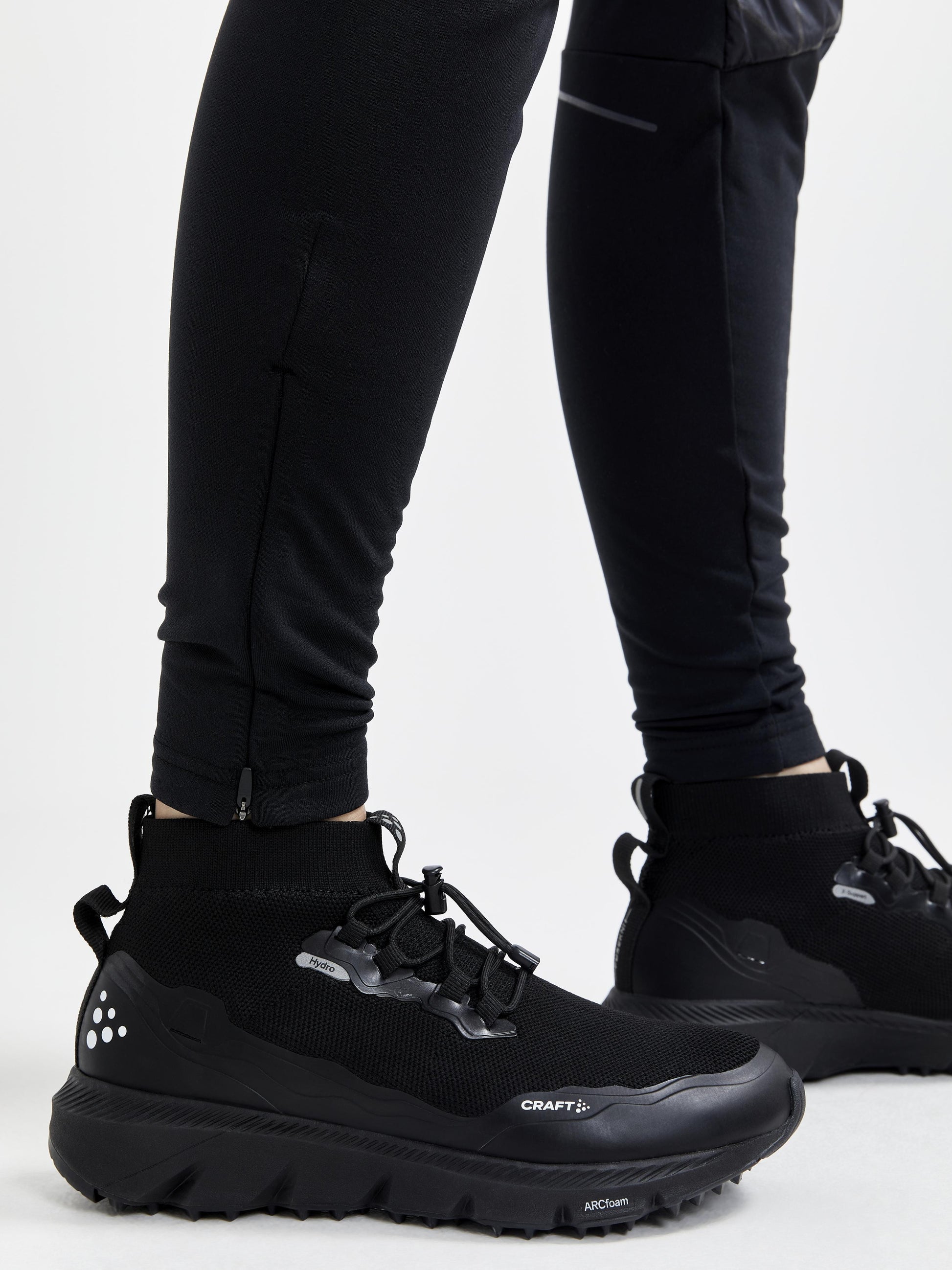 WOMEN'S ADV SUBZ LUMEN PADDED RUNNING TIGHTS 2 - Black Craft Sportswear NA