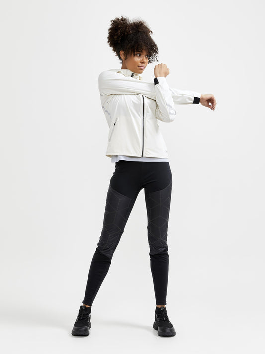 WOMEN'S ADV SUBZ LUMEN PADDED RUNNING TIGHTS 2 - Black Craft Sportswear NA