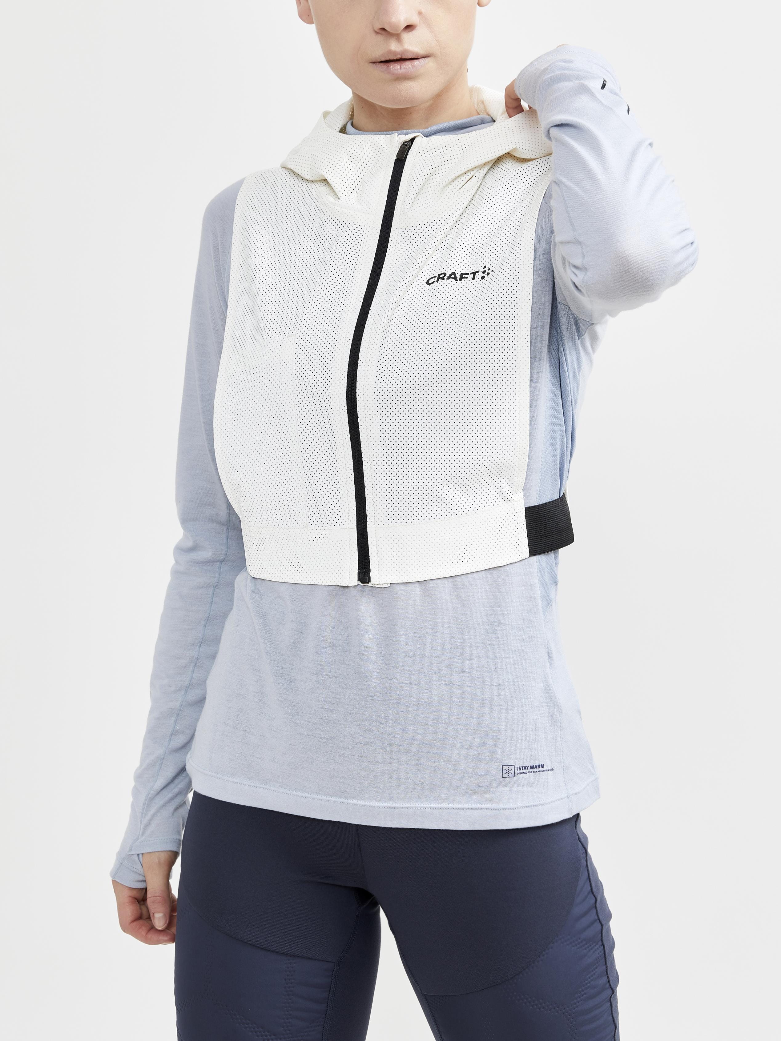 ADV Lumen Short Vest - WHITE/BLACK – Craft Sportswear NA