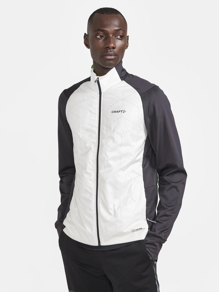 MEN'S ADV SUBZ LUMEN RUNNING JACKET 2 - ASH WHITE-SLATE Craft Sportswear NA
