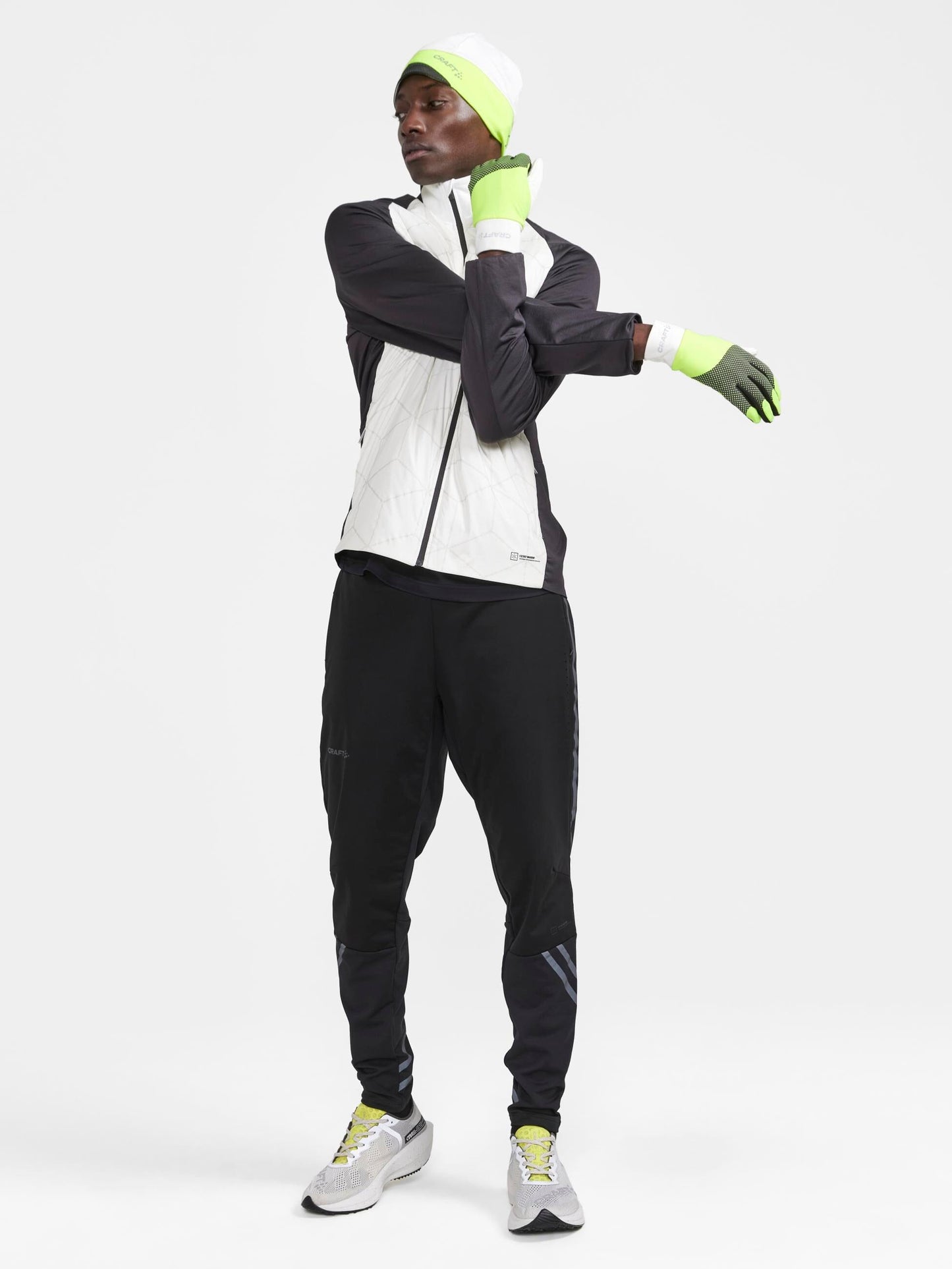 MEN'S ADV SUBZ LUMEN RUNNING JACKET 2 - ASH WHITE-SLATE Craft Sportswear NA