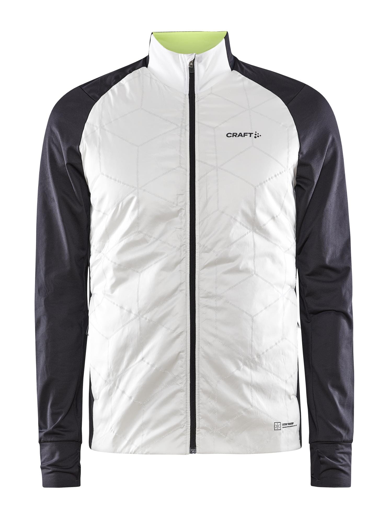 MEN'S ADV SUBZ LUMEN RUNNING JACKET 2 - ASH WHITE-SLATE Craft Sportswear NA