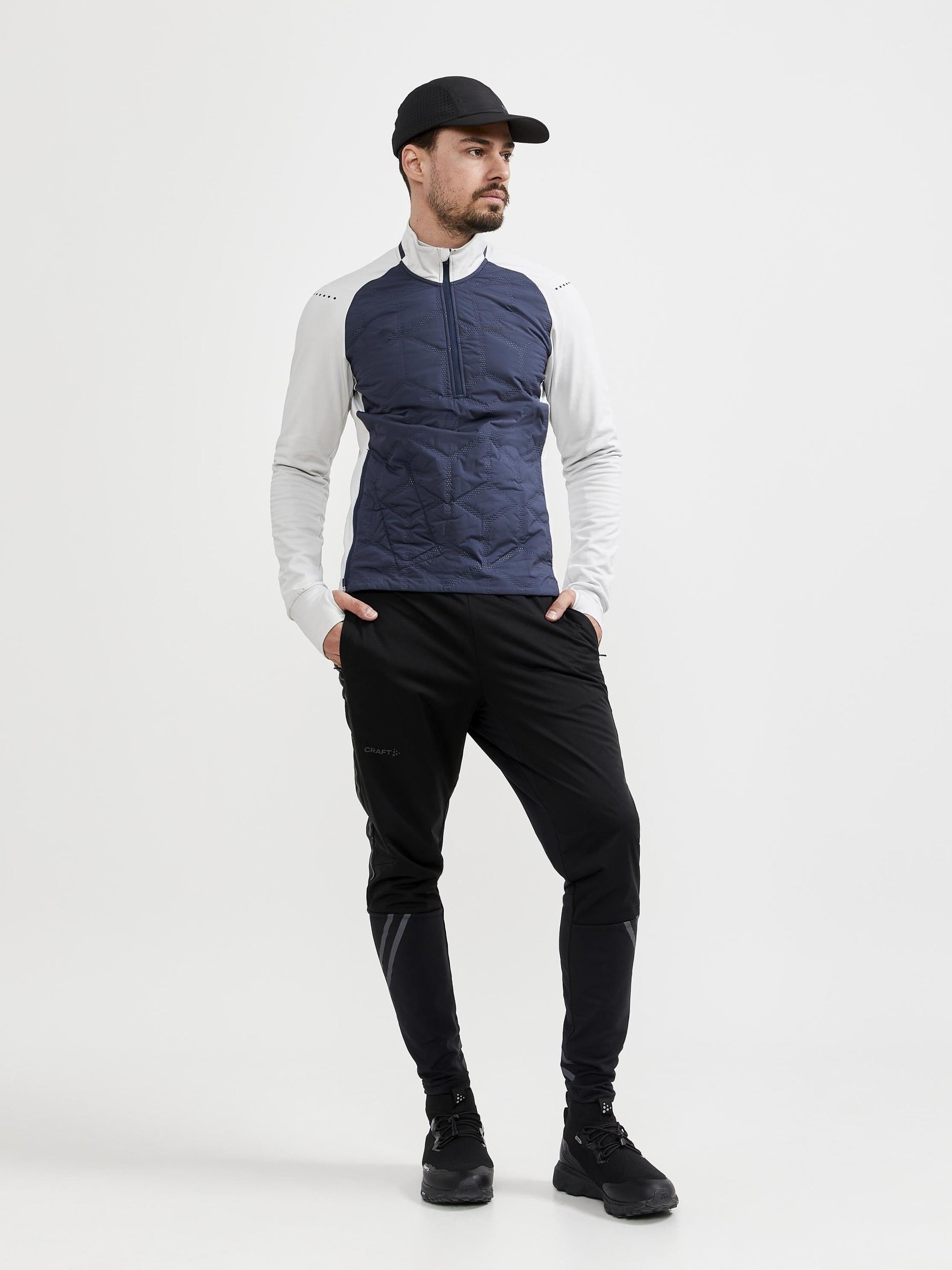 MEN'S ADV SUBZ LUMEN RUNNING WIND PANTS 2 - Black Craft Sportswear NA