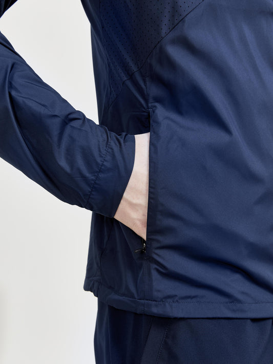 MEN'S ADV ESSENCE WIND JACKET - BIOME/BLAZE Craft Sportswear NA