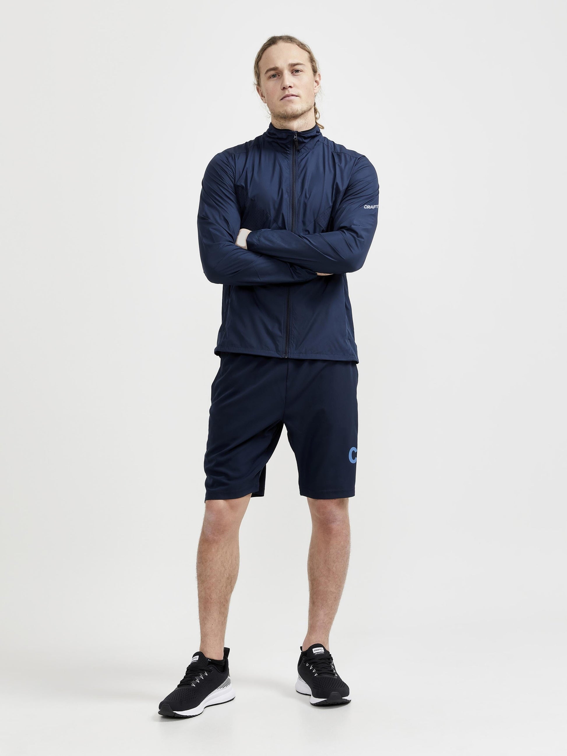 MEN'S ADV ESSENCE WIND JACKET - BIOME/BLAZE Craft Sportswear NA