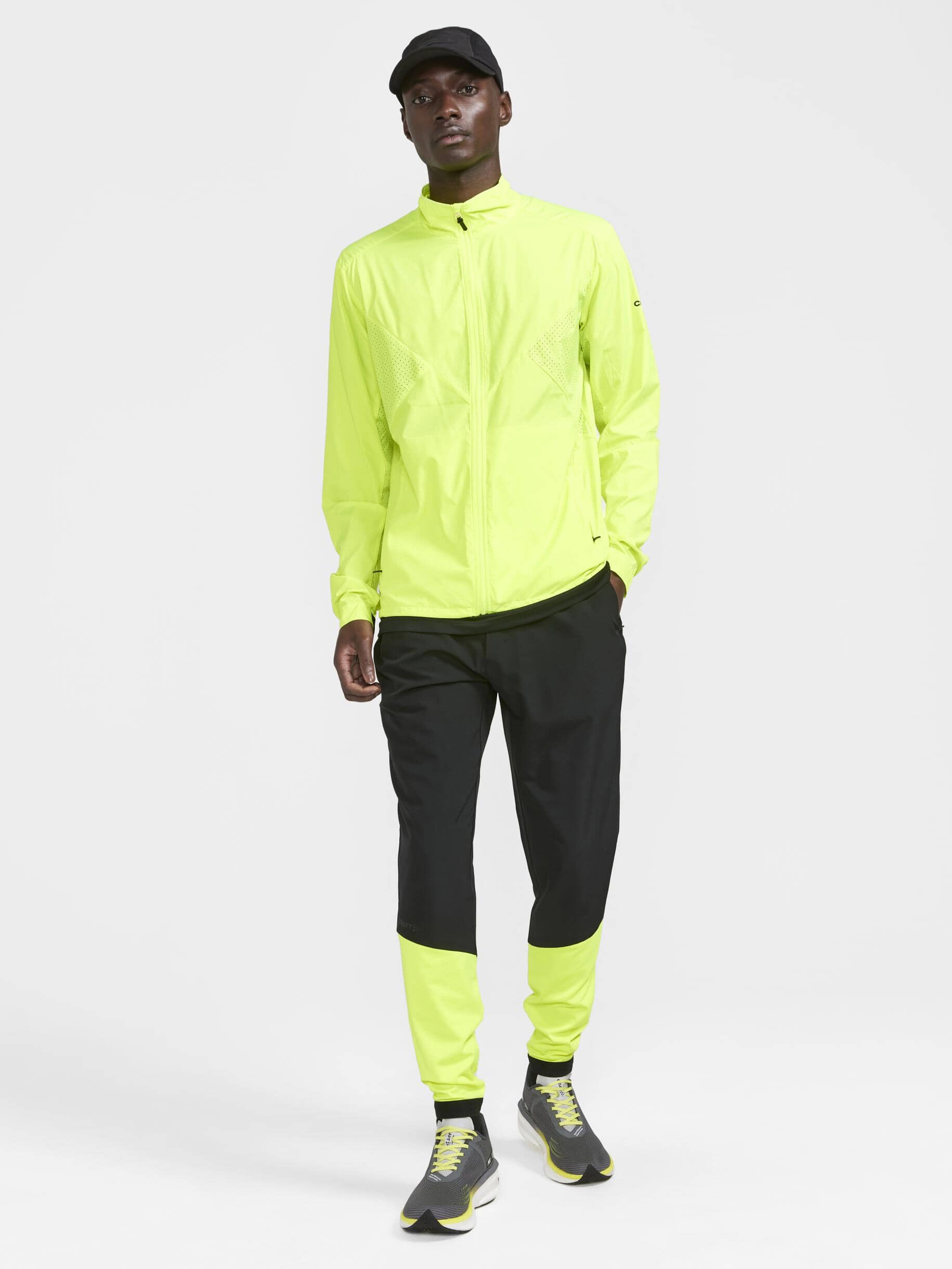 MEN'S ADV ESSENCE WIND JACKET - BIOME/BLAZE Craft Sportswear NA