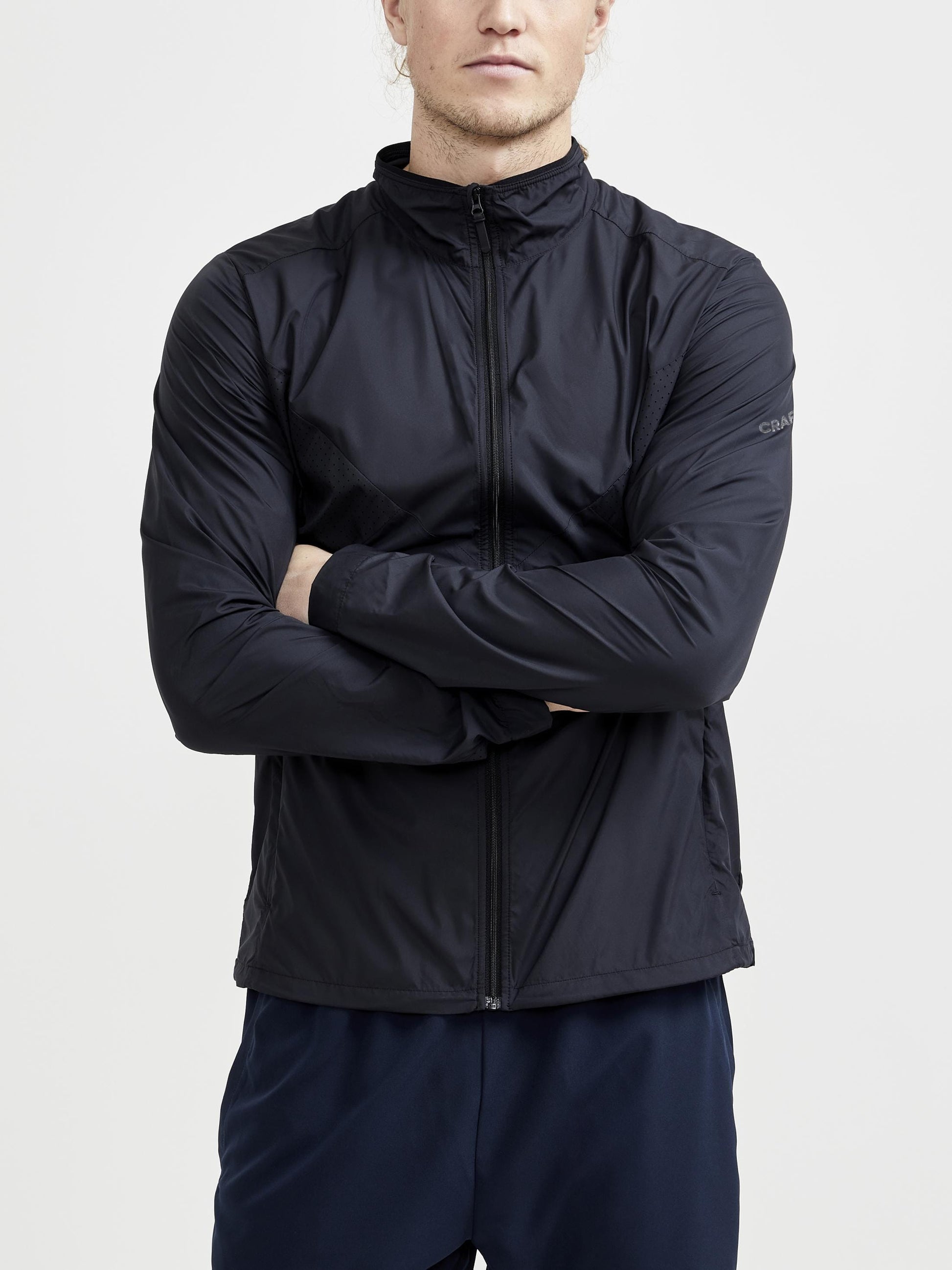 MEN'S ADV ESSENCE WIND JACKET - Black Craft Sportswear NA