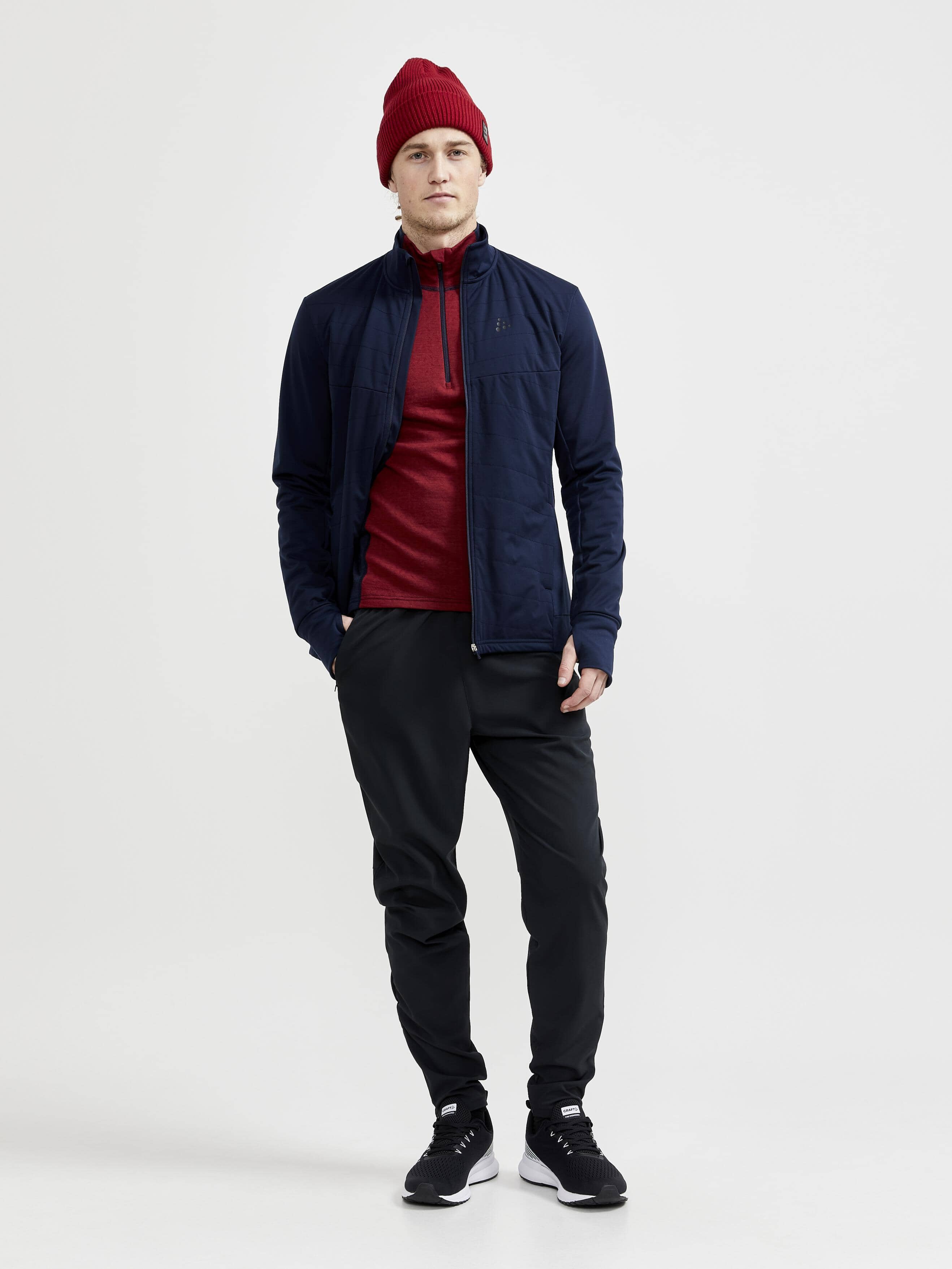 Men's ADV Essence Warm Jacket - BLAZE – Craft Sportswear NA