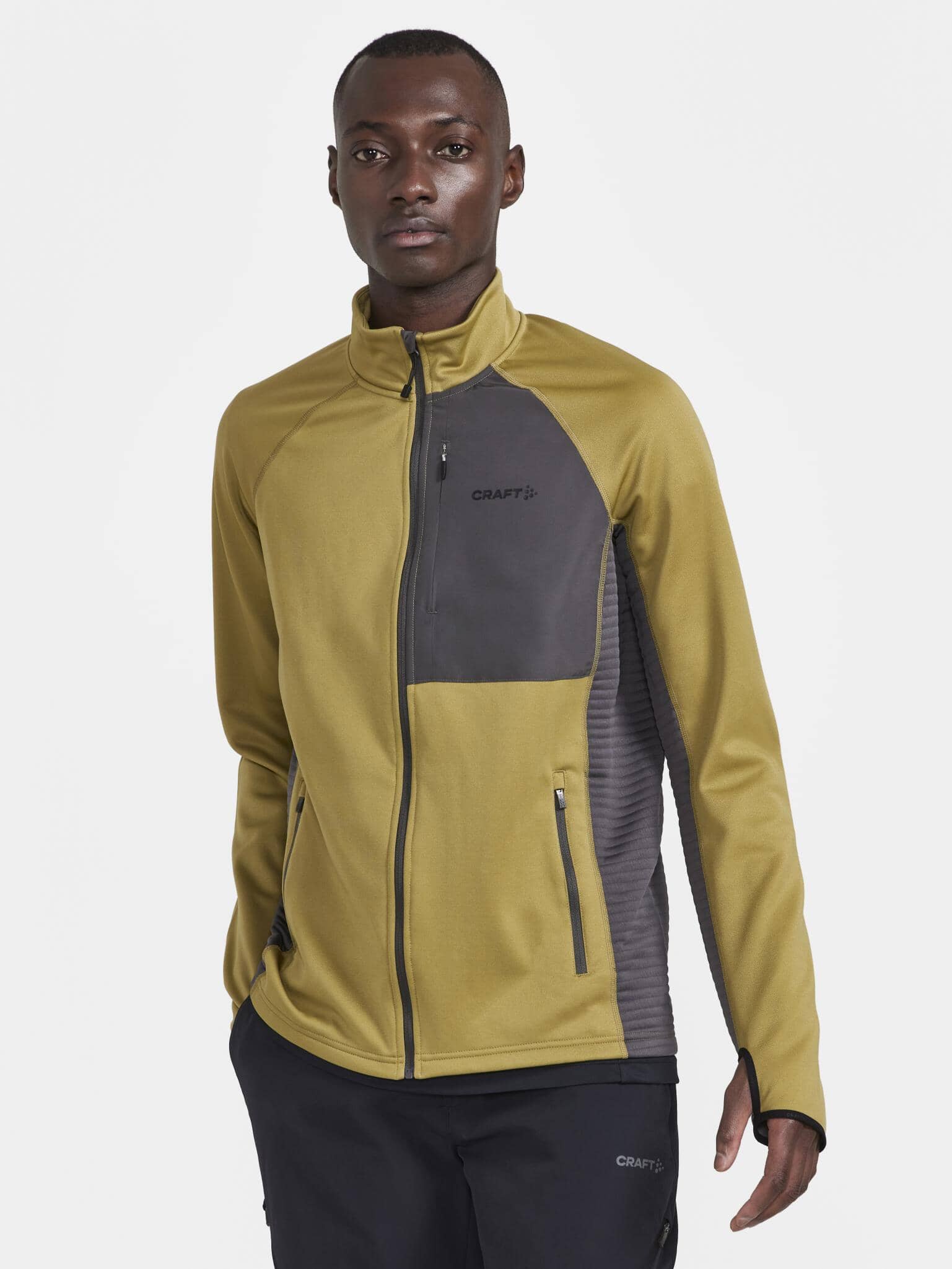 Men's ADV Tech Fleece Thermal Midlayer - ALGAE-GRANITE Craft Sportswear NA