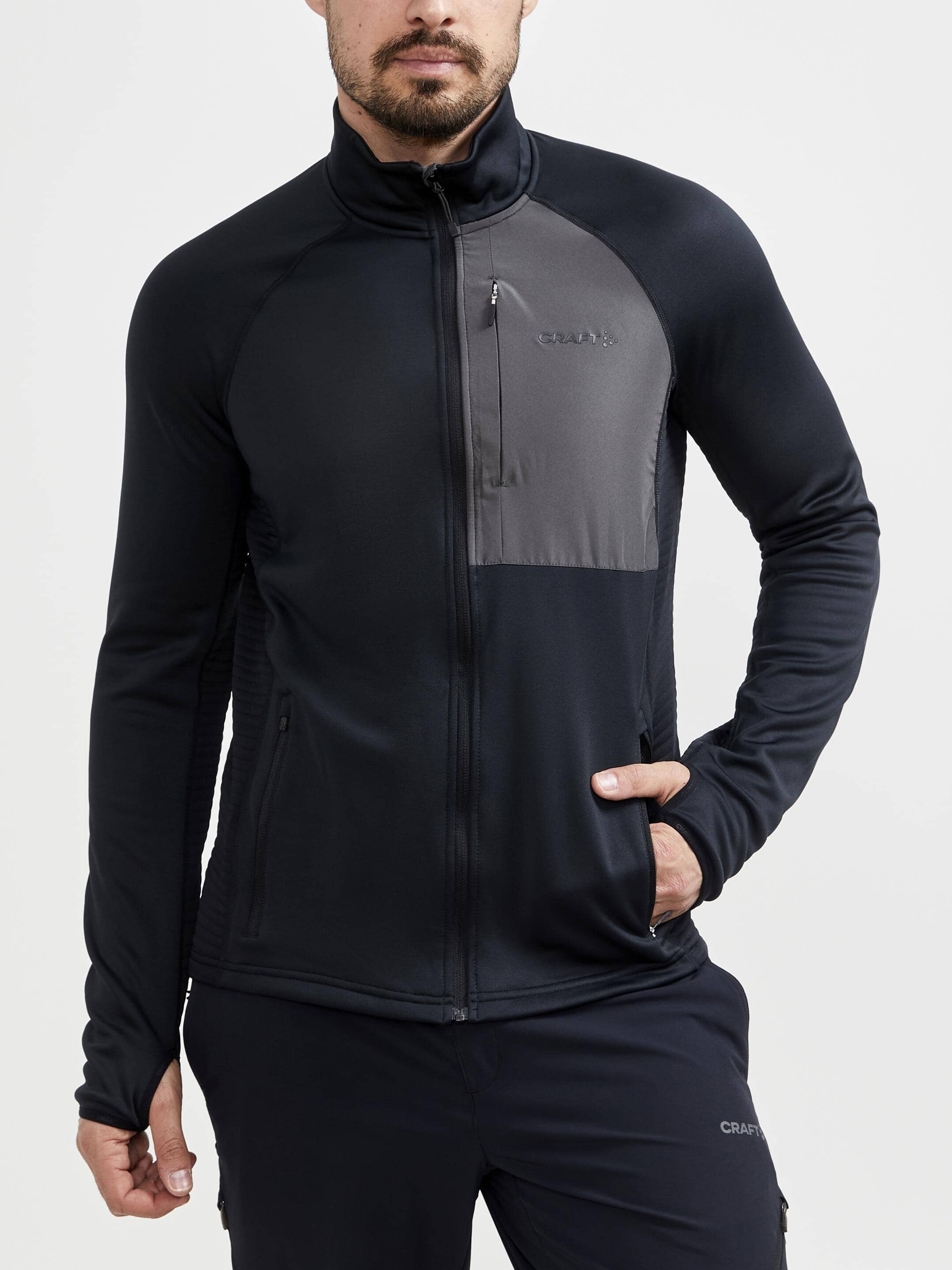 Men's ADV Tech Fleece Thermal Midlayer - Black – Craft Sportswear NA