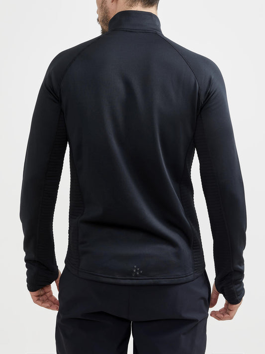 Men's ADV Tech Fleece Thermal Midlayer - Black Craft Sportswear NA
