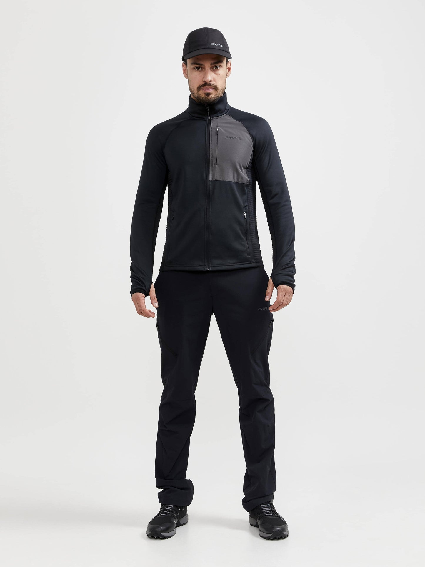 Men's ADV Tech Fleece Thermal Midlayer - Black Craft Sportswear NA