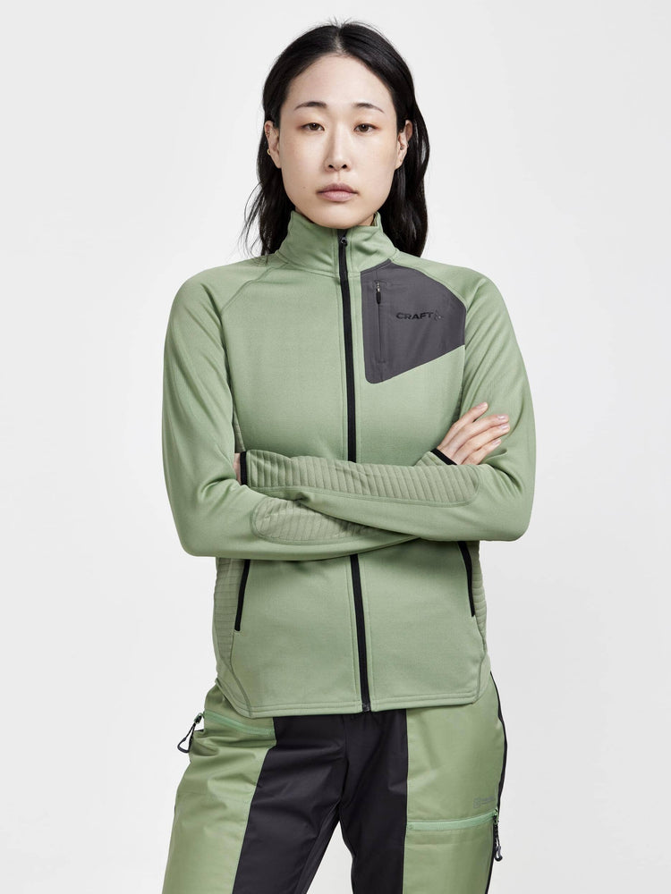 Women's ADV Tech Fleece Thermal Midlayer - JADE Craft Sportswear NA