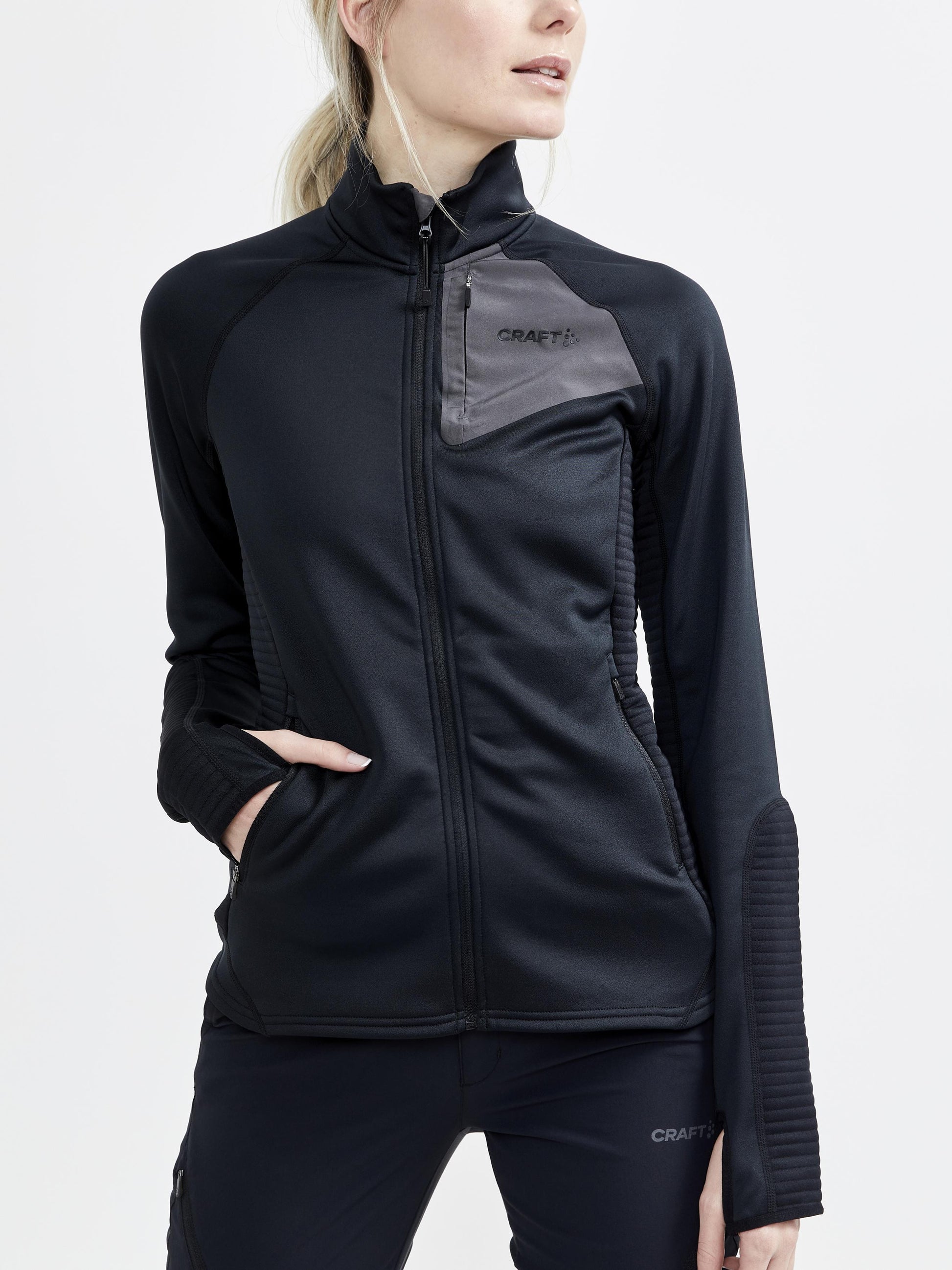 Women's ADV Tech Fleece Thermal Midlayer - Black Craft Sportswear NA