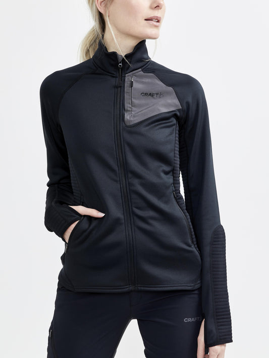Women's ADV Tech Fleece Thermal Midlayer - Black Craft Sportswear NA