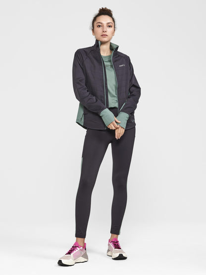 Women's ADV Essence Warm Jacket - THYME-SLATE Craft Sportswear NA