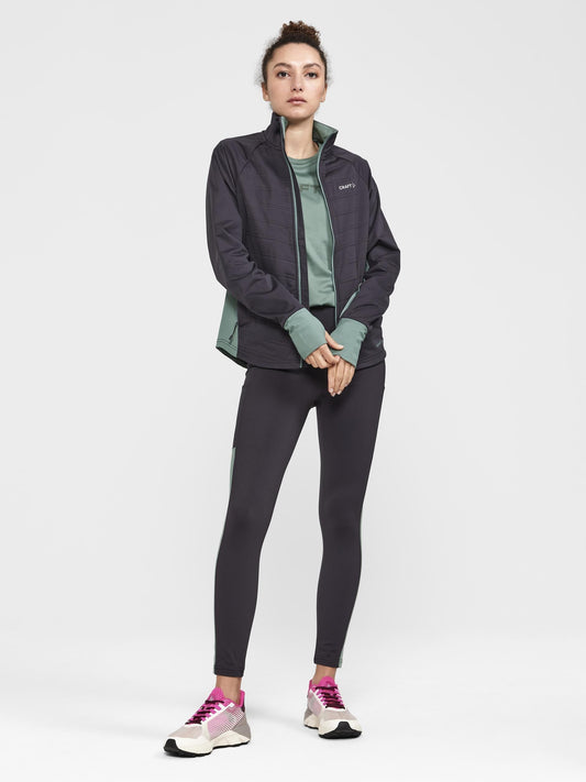 Women's ADV Essence Warm Jacket - THYME-SLATE Craft Sportswear NA
