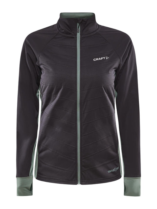 Women's ADV Essence Warm Jacket - THYME-SLATE Craft Sportswear NA