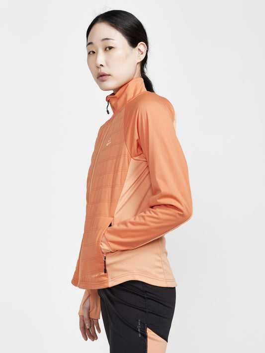 Women's ADV Essence Warm Jacket - GLOW-RUSTY GLOW Craft Sportswear NA