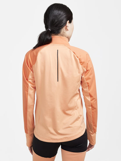 Women's ADV Essence Warm Jacket - GLOW-RUSTY GLOW Craft Sportswear NA