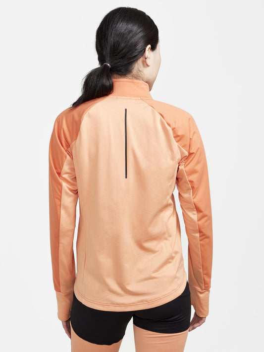Women's ADV Essence Warm Jacket - GLOW-RUSTY GLOW Craft Sportswear NA