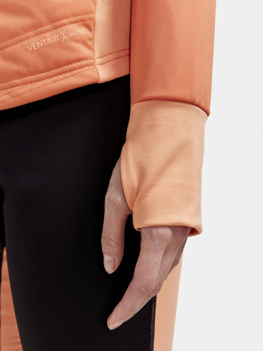 Women's ADV Essence Warm Jacket - GLOW-RUSTY GLOW Craft Sportswear NA