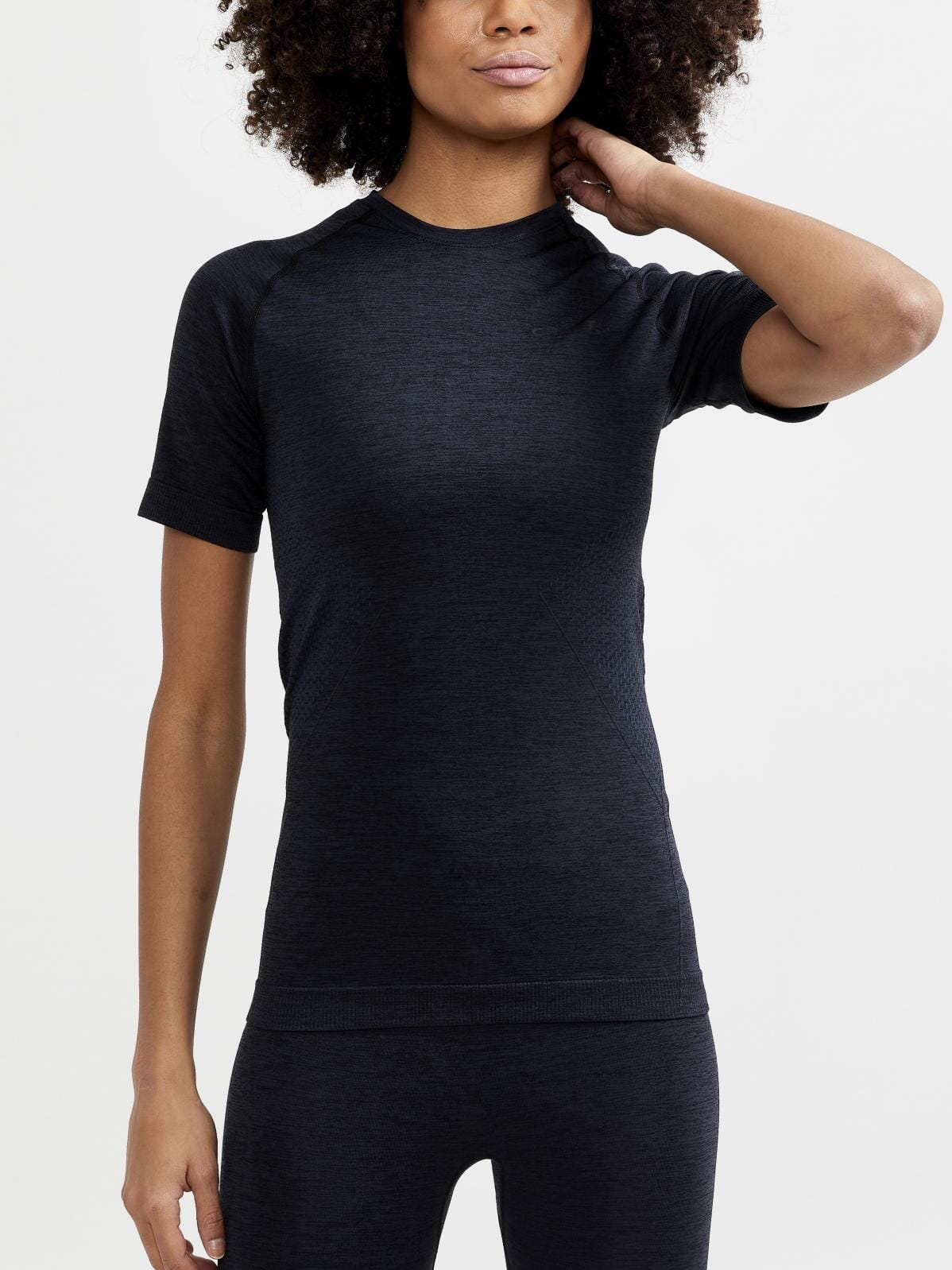 WOMEN'S CORE DRY ACTIVE COMFORT SHORT SLEEVE - Black Craft Sportswear NA