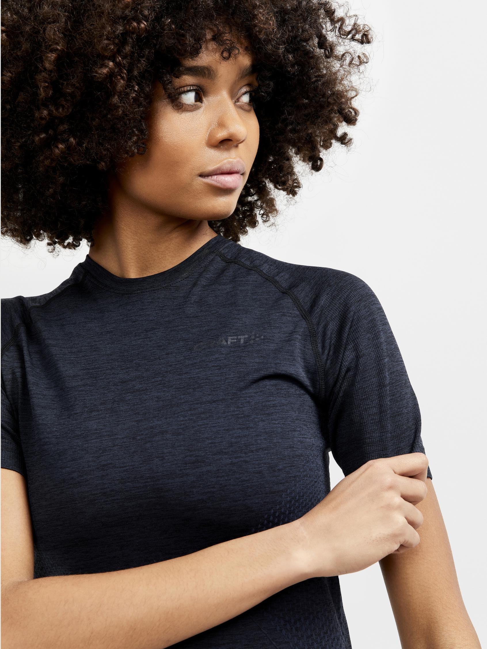 WOMEN'S CORE DRY ACTIVE COMFORT SHORT SLEEVE - Black Craft Sportswear NA