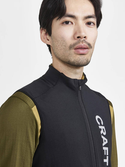 Men's Core Sub Z Cycling Vest - Black/Silver Reflective Craft Sportswear NA