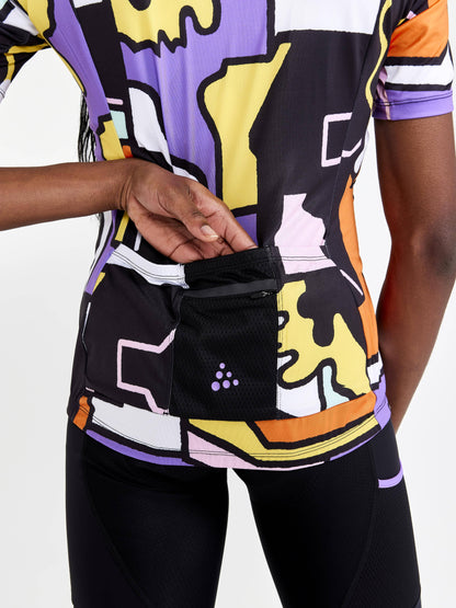 Women's ADV Gravel Ss Jersey - MULTI-GUM Craft Sportswear NA