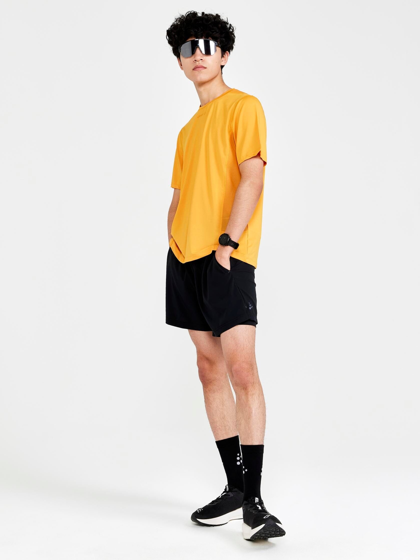 Mens ADV Essence Perforated 2-in-1 Stretch Shorts Craft Sportswear NA