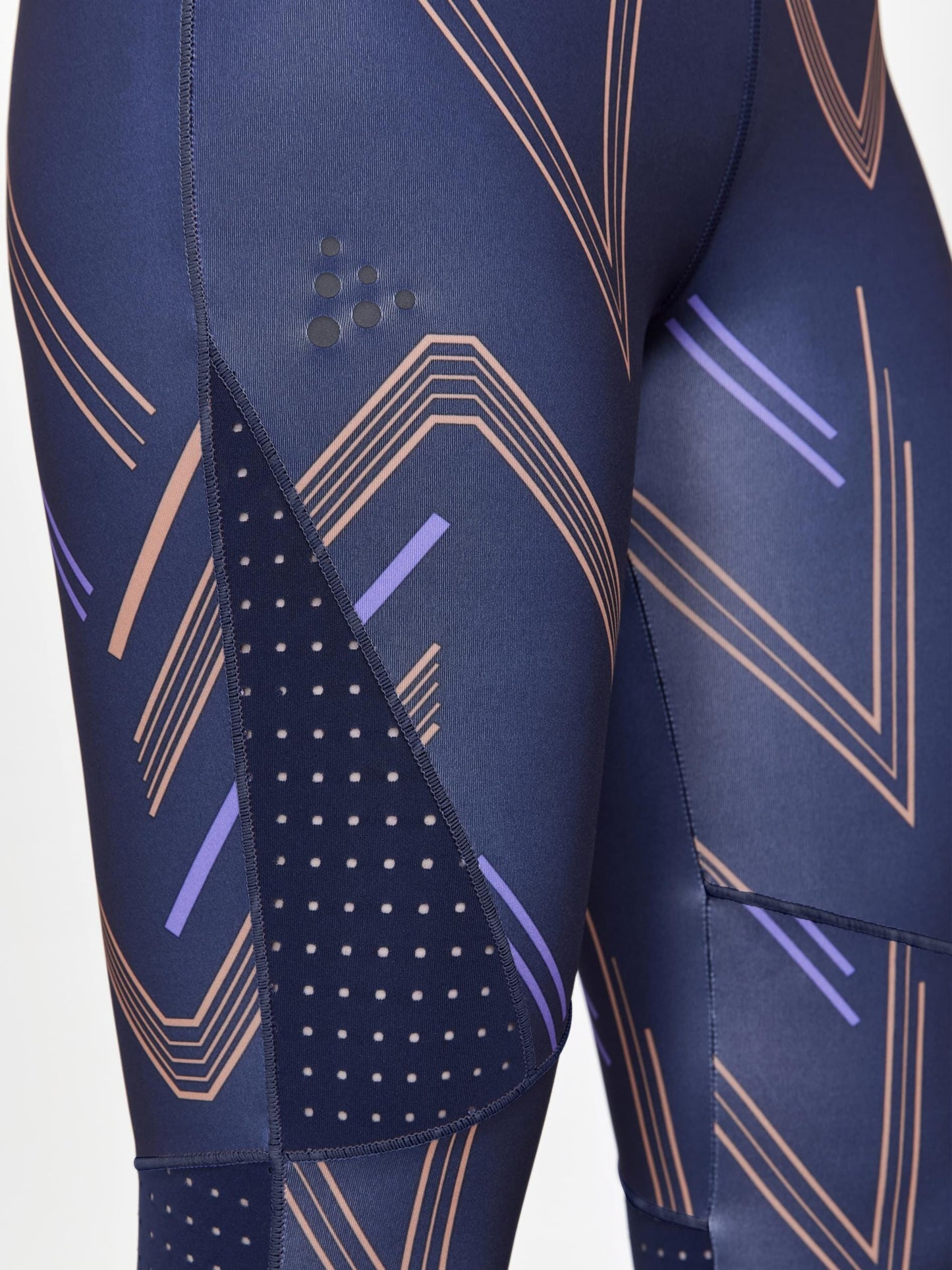 Women's PRO Charge Blocked Training Tights - BLAZE-CLIFF Craft Sportswear NA