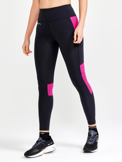 WOMEN'S ADV ESSENCE TRAINING TIGHTS 2 - BLACK-ROXO Craft Sportswear NA