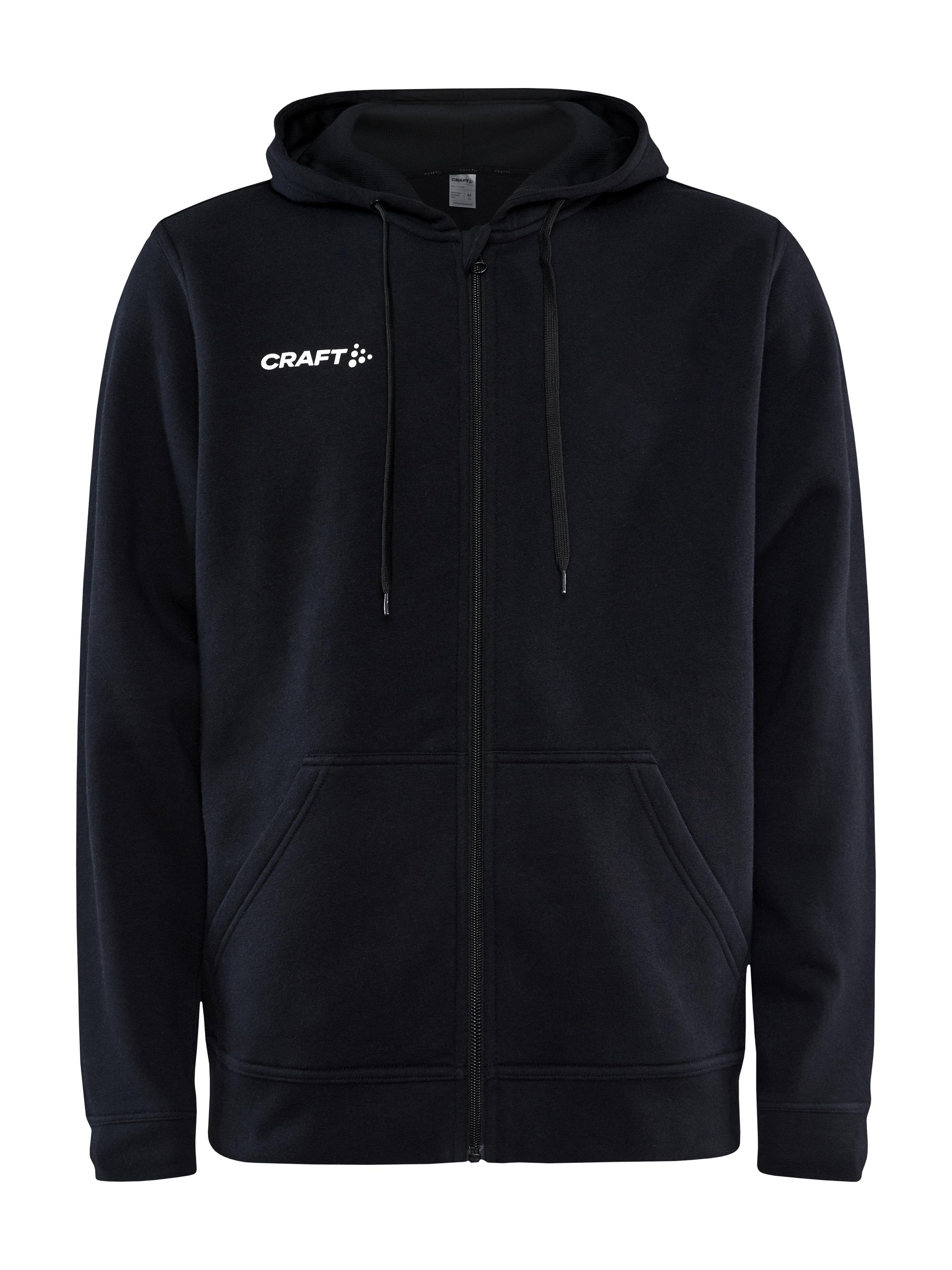 Men's Zone Full Zip Hoodie - Black – Craft Sportswear NA