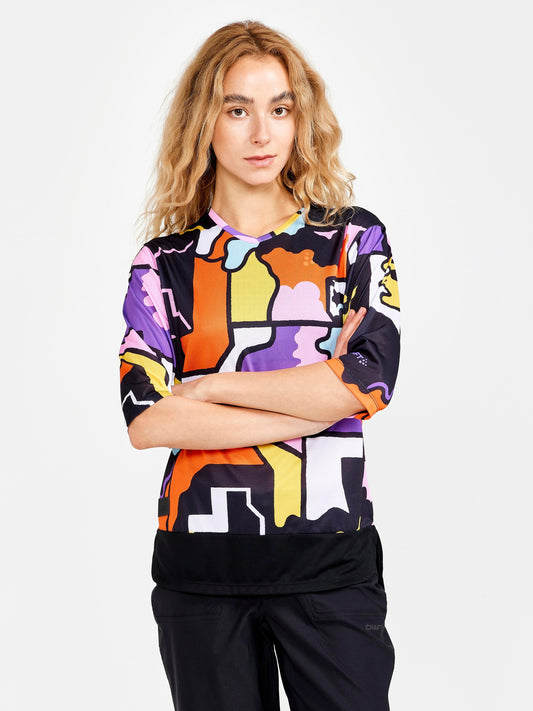 Women's CORE Gravel Short Sleeve Tee - MULTI-GUM Craft Sportswear NA