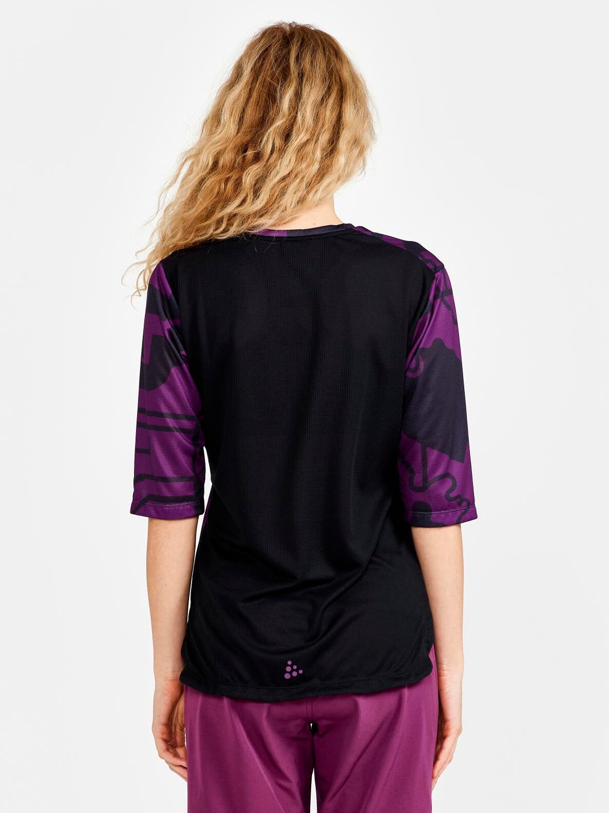 Women's CORE Gravel Short Sleeve Tee - BLOSSOM-BLACK Craft Sportswear NA