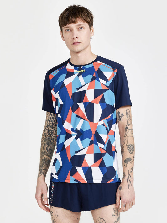 Men's PRO Dazzle Camo Running Tee Craft Sportswear NA
