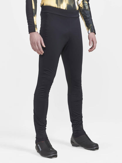 Men's PRO Xc Ski Wind Tights - Black Craft Sportswear NA