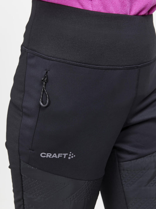 Women's ADV XC Ski Training Speed Pants - Black Craft Sportswear NA