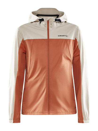 Women's ADV Essence Hydro Jacket - Rusty Glow/Ecru Craft Sportswear NA