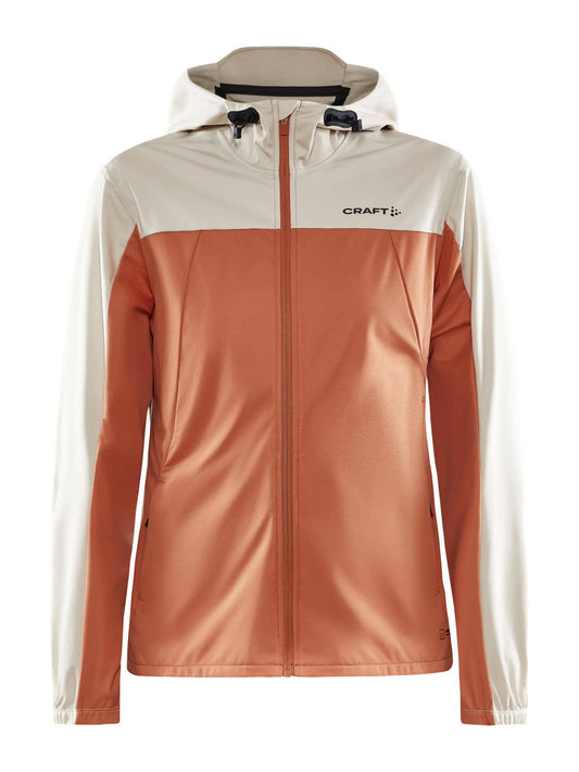 Women's ADV Essence Hydro Jacket - Rusty Glow/Ecru Craft Sportswear NA